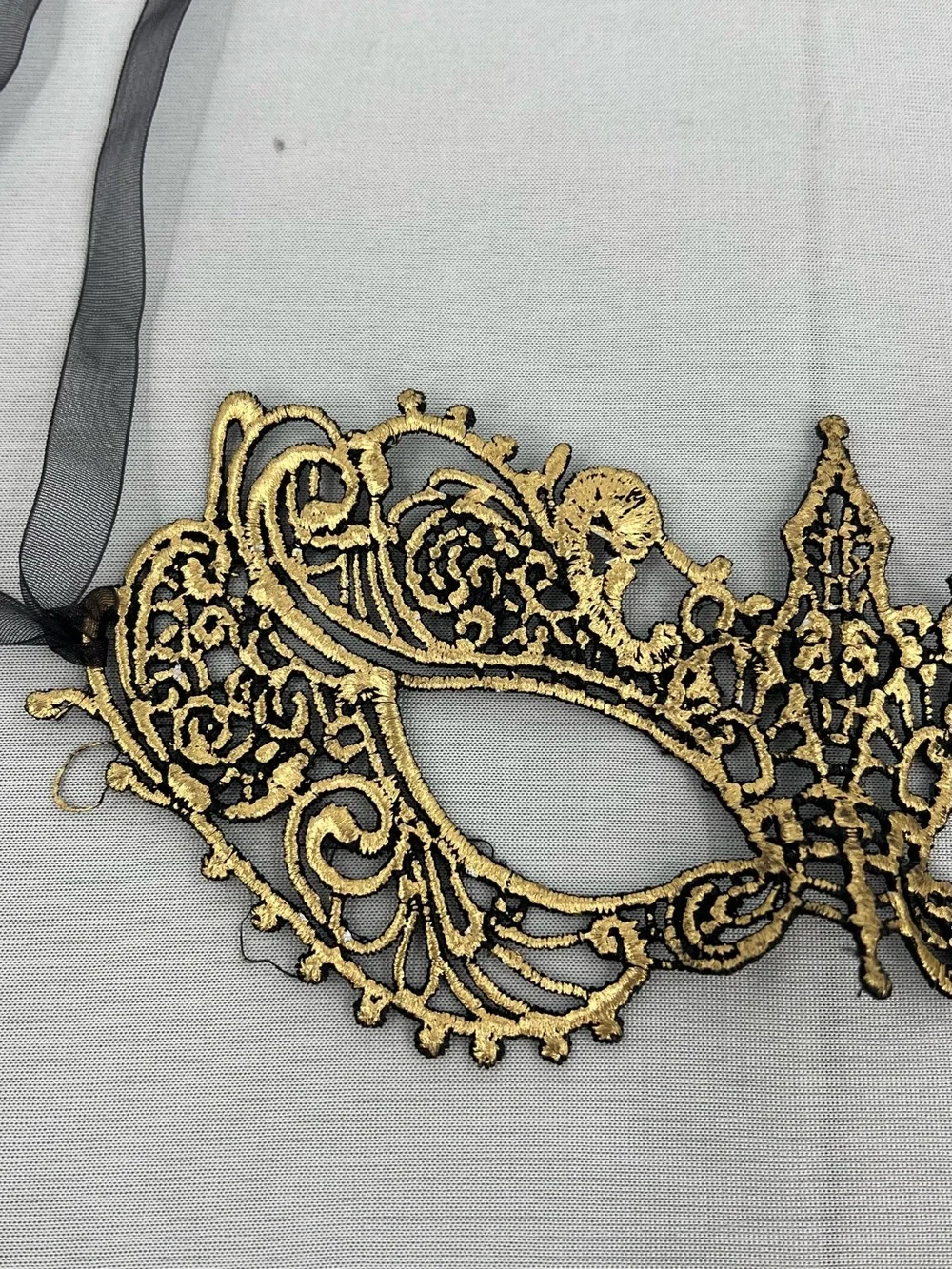 Gold Black Venetian Masquerade ball Mask Gothic Baroque Eye Mask Costume cosplay